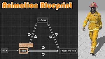How To Make An Animation Blueprint And Blendspace - Unreal Engine 4 Tutorial