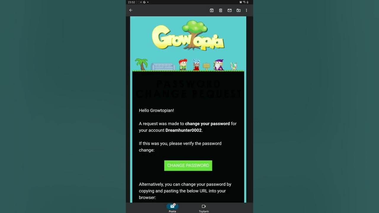 Growtopia Change Password / Growtopia Şifre Değiştirme! YouTube