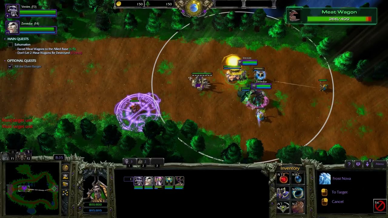 Warcraft 3 Azeroth Legends: Кампания нежити — Возвращение Кель'дорай — 07