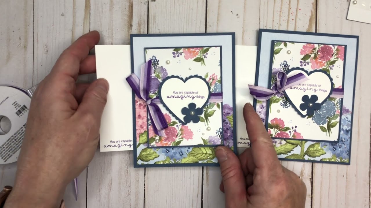 You  Are Capable of Amazing Things Featuring Hydrangea Hill Designer Series Paper