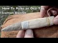 How to make an Otzi the Iceman Flint Dagger. Ancient Bushcraft Survival Skills.