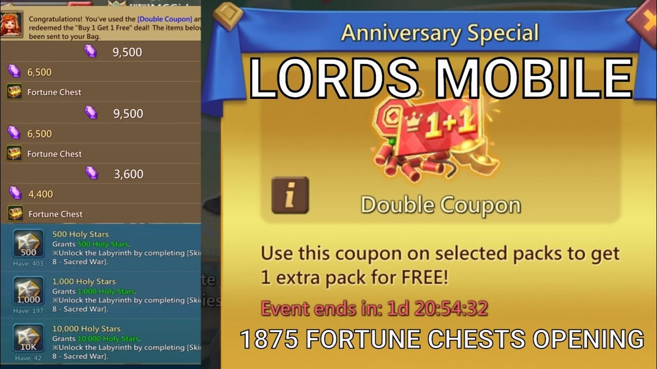 Free Loot Available in Lords Mobile: Tower Defense using this