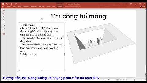 Bài 9 Bóc khối lượng đào móng