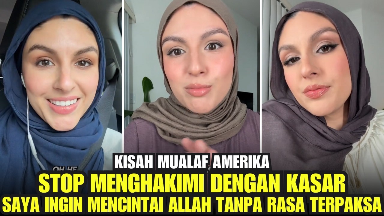 ASTAGFIRULLAH - MUALAF Amerika Ini Dapat Komentar Pedas Orang Islam Karena Hijabnya Tak Sempurna