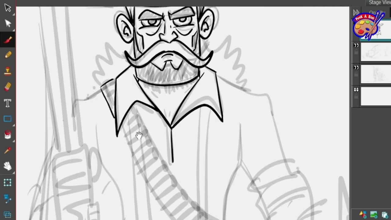 How to draw ANIMATED character