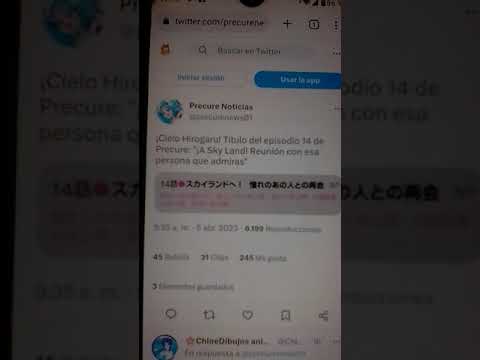 Hirogaru Sky Precure Titulo del Episodio 14 donde van a Skyland a una reunión con que admiras