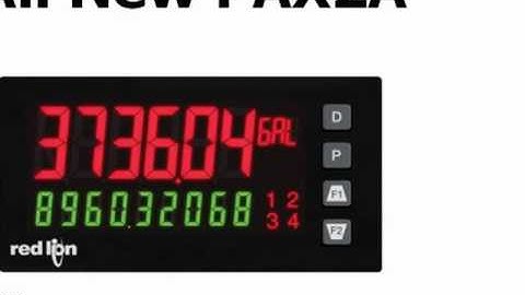 PAX2A Dual Line Display Meter - Red Lion Controls (35882)