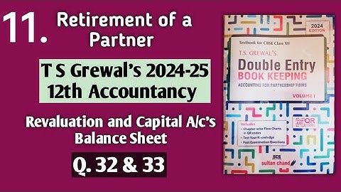 11. Retirement of a Partner | T S Grewal