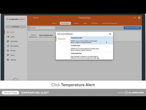 How to Set Up Temperature Alerts