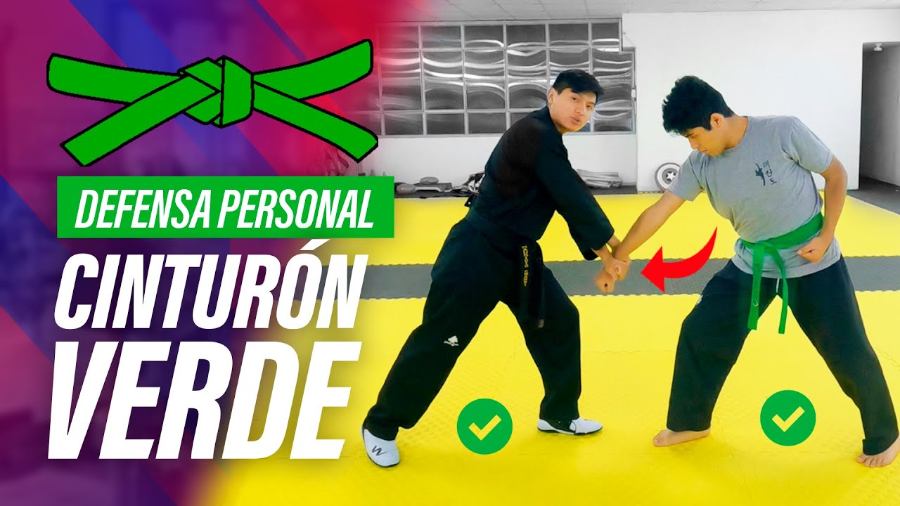 activación Gasto Naturaleza DEFENSA PERSONAL 👊 | Cinturón VERDE (Taekwondo Tutorial) - YouTube