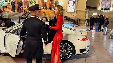 MONACO LADIES BEST SUPERCAR ARRIVALS & BILLIONAIRE LUXURY LIFESTYLE 
