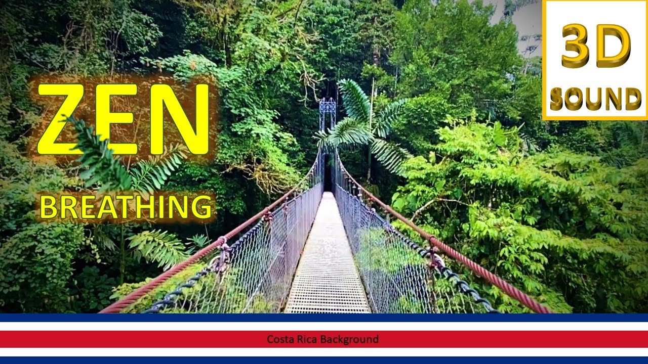 Zen Breathing | Costa Rica Background | Guided 30 min - YouTube