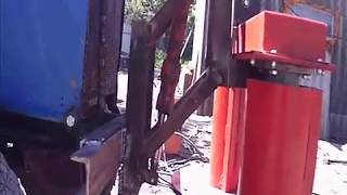 Видео самодельный подъемный механизм роторной косилки (автор: Степан Полторак)