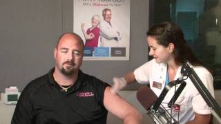 WALGREENS - MIX 105.1s JAY EDWARDS GETS FLU SHOT