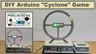 DIY Arduino Cyclone Game with WS2812B Led Ring