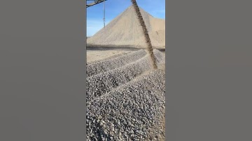 We started making 1.5” minus today #crushing #gravel #aggregates #shorts #heavyequipment