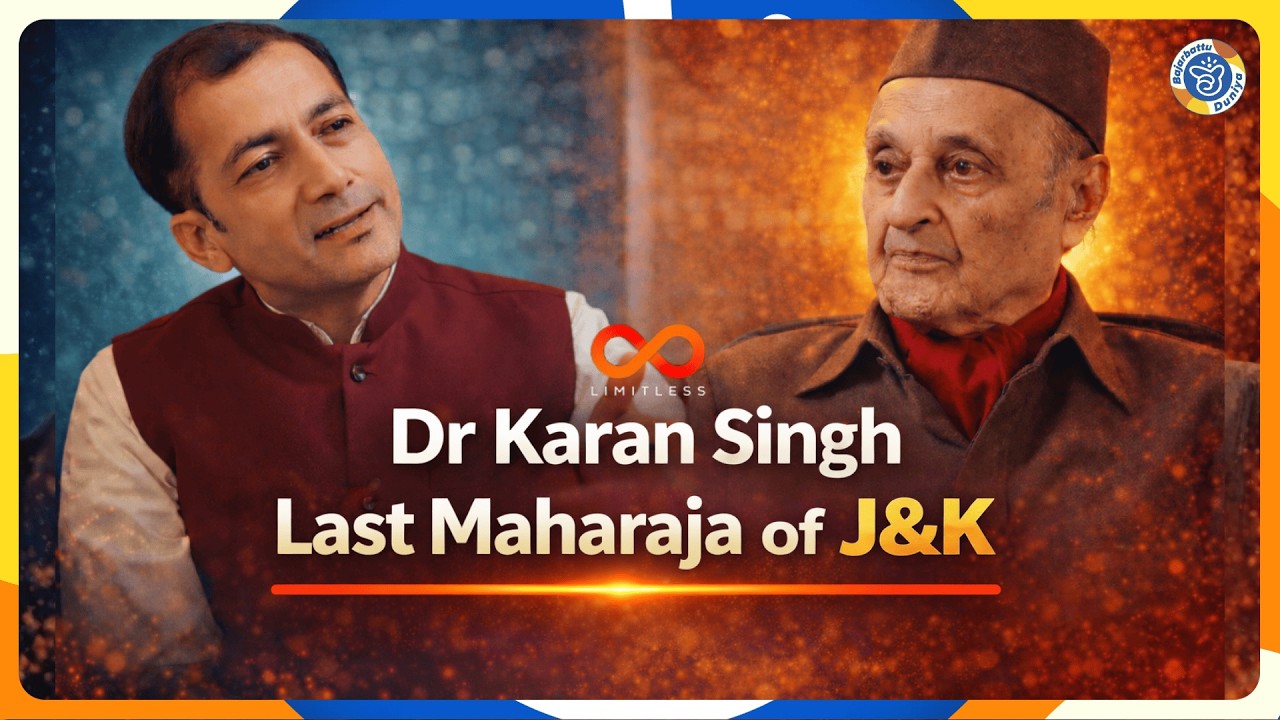 Dr Karan Singh Podcast | Real History of Jammu & Kashmir | Jawaharlal Nehru | Limitless