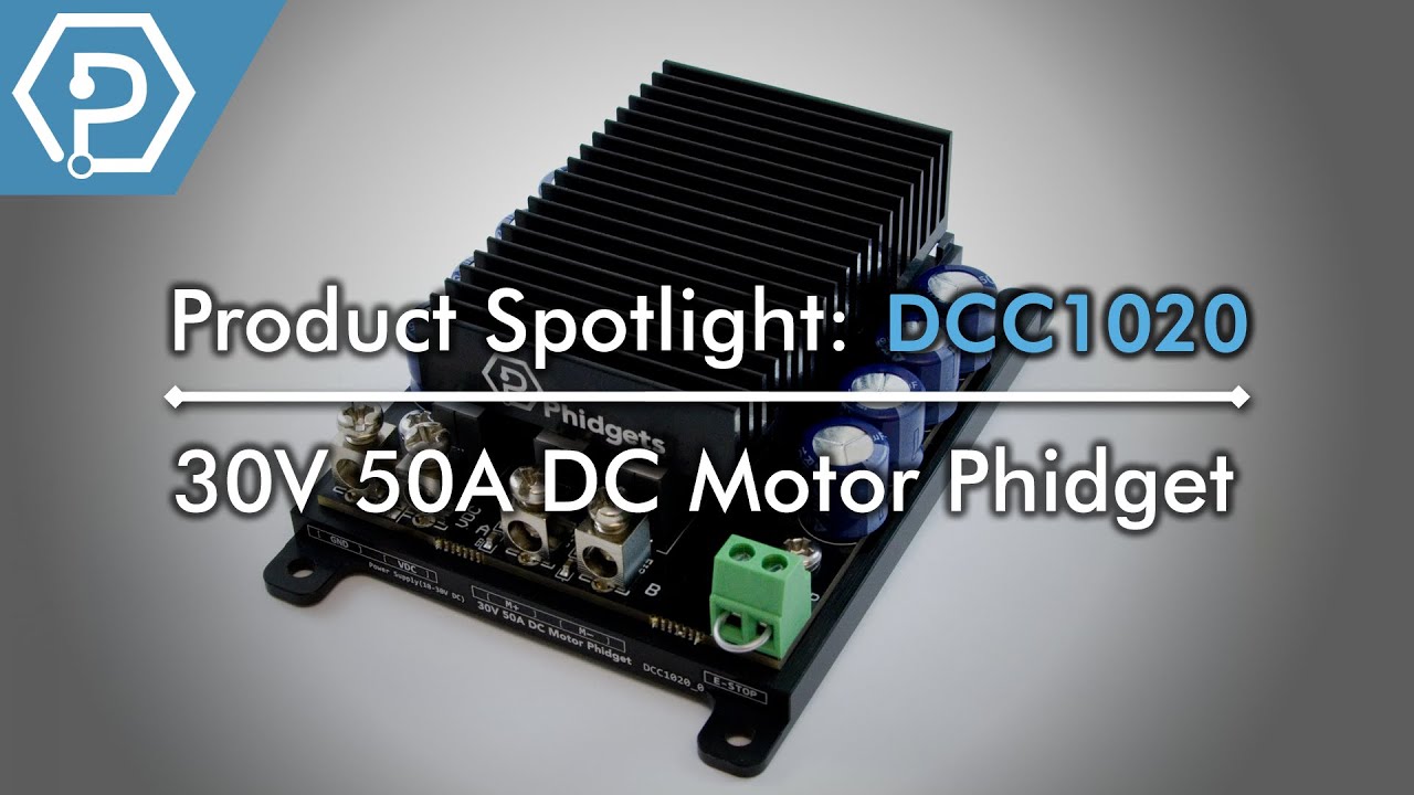 30V 50A DC Motor Phidget DCC1020_0 Phidgets