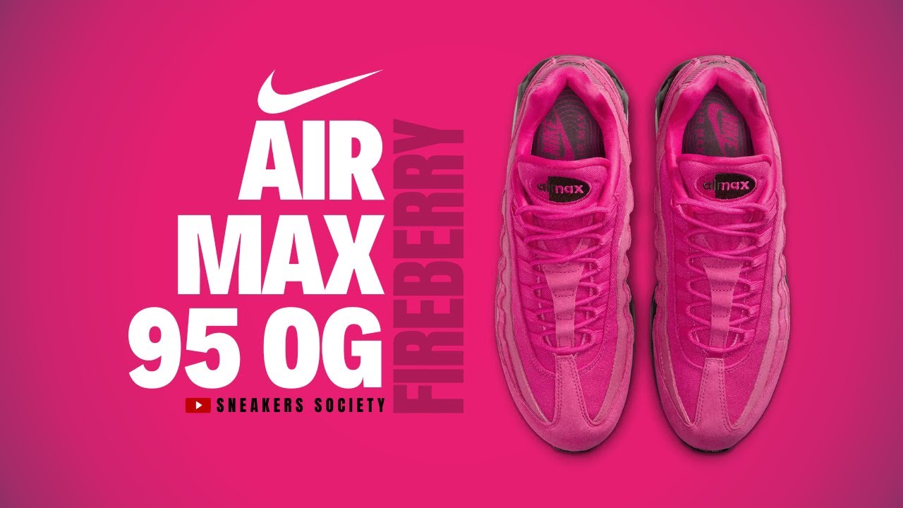 FIREBERRY 2025 Nike Air Max 95 OG | DETAILED LOOK + PRICE - YouTube
