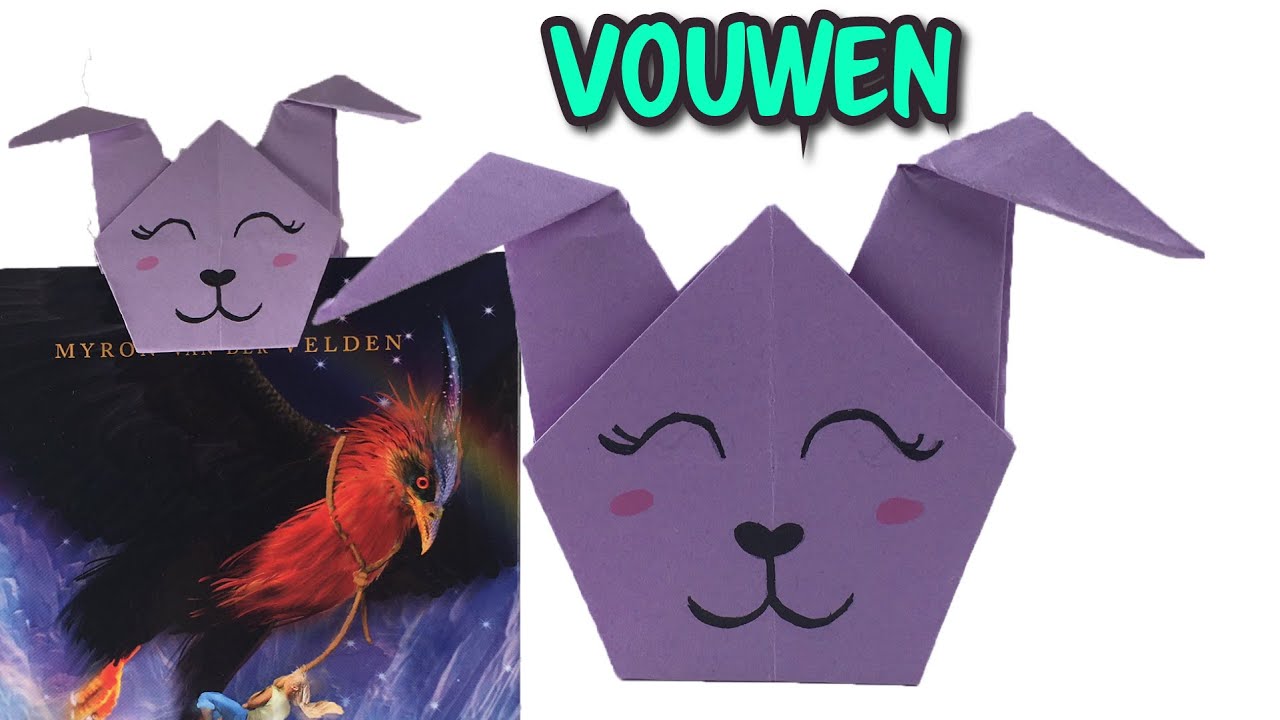 Konijn Vouwen - Ook Leuk Als Paashaas Origami - Youtube