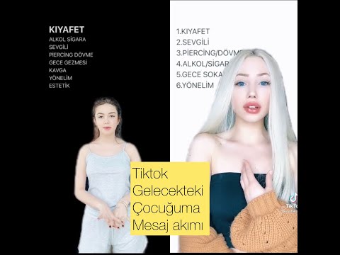 Gelecekteki Çocuğuma Mesaj Yeni Tiktok Akımı