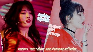 making my own super girl group KPOP | members, solos, full album and more...