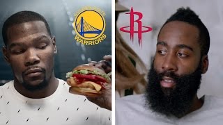 Best Funny James Harden and Kevin Durant Commercials Ft. Steph Curry, Foot Locker, Nike, Adidas...