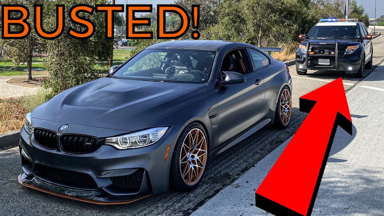 POLICE PULL ME OVER IN MY BMW M4 GTS!! YouTube