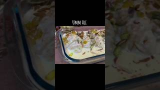 Umm Ali Egyptian Dessert Recipe | full recipe on my channel cooking recipe food dessert shorts
