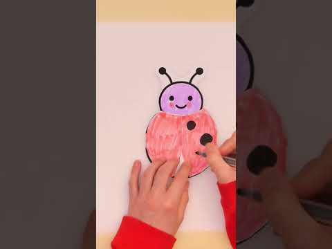 DIY idea: Lucky charm craft for New Year's Eve, Happy New Year craft template, crafting with chil...