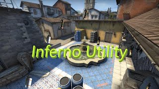 Inferno Smokes Flashes Mollys | CSGO Utility