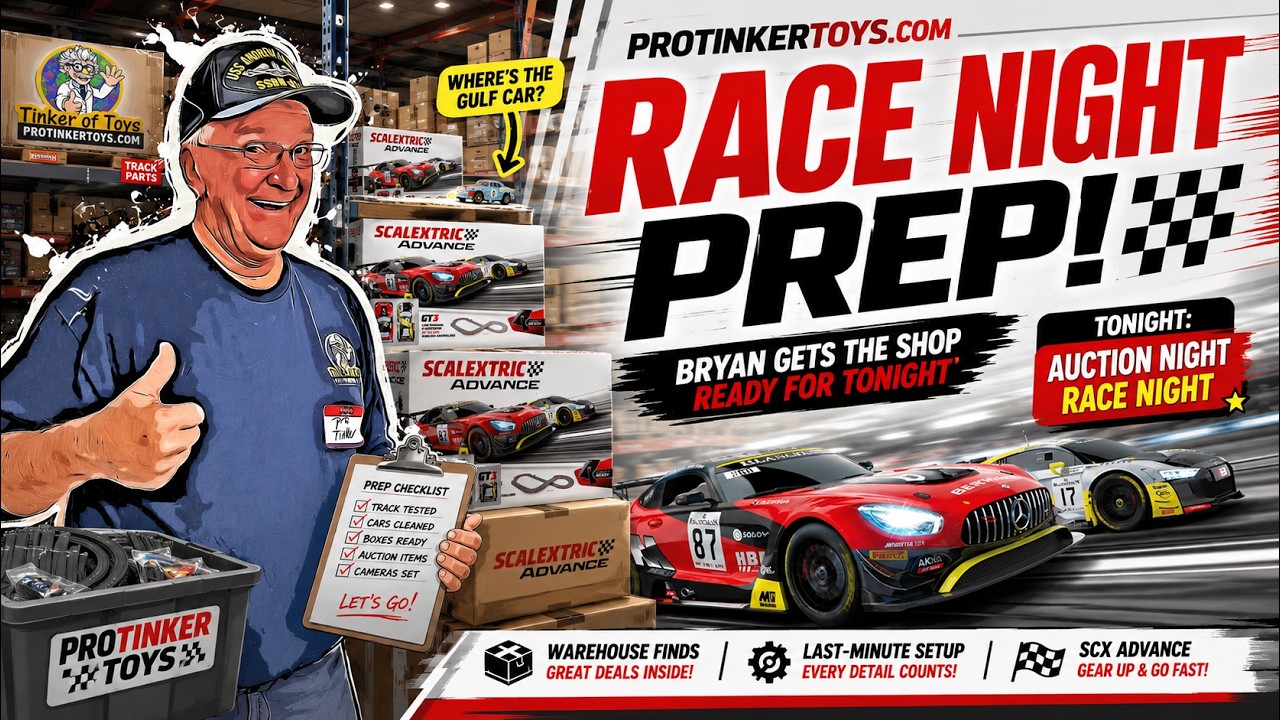 Race Night Prep! Bryan Gets the Shop Ready for Tonight - YouTube