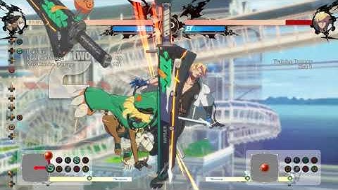 Guilty Gear Strive Ramlethal Valentine 8-hit Dust Combo