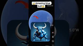 Amazing blue bull🤯😱 on Google maps 🌍🔍and Google#Earth#shorts