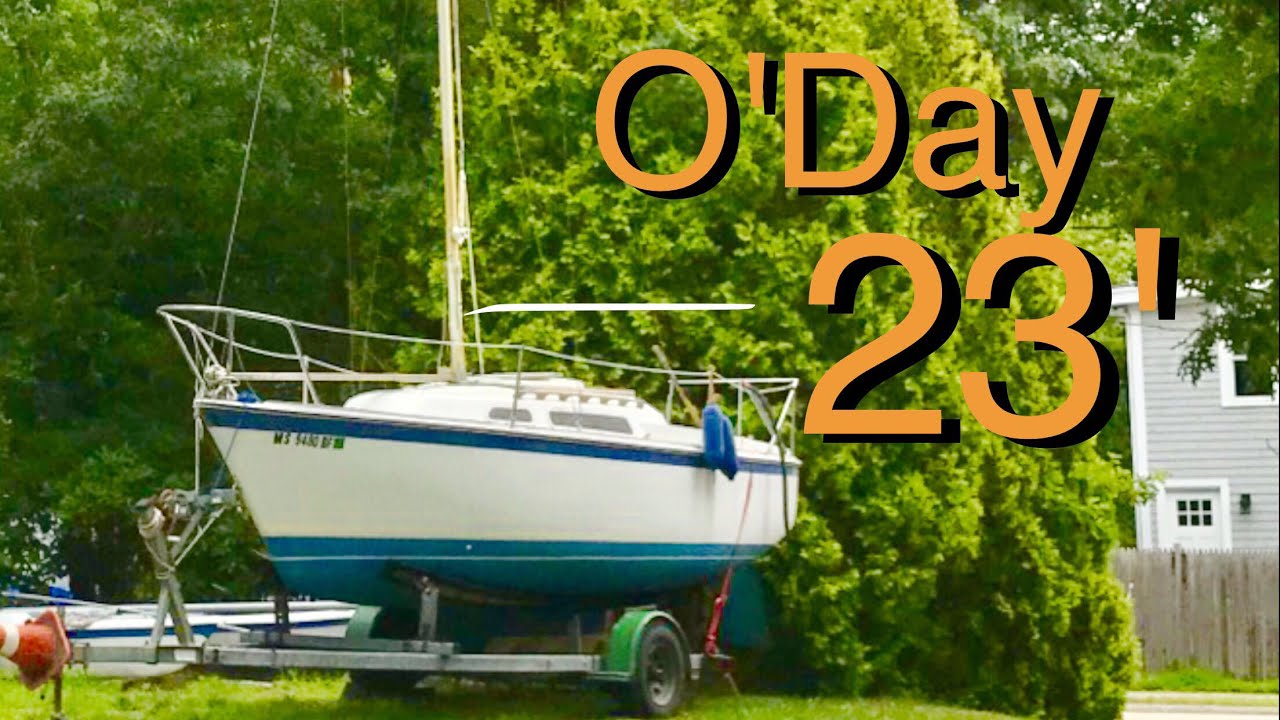 23 ft o'day sailboat