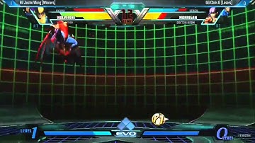 [Evo 2014] UMVC3 Top 8 Grand Finals GG|NYChrisG vs EG|Justin Wong  [720p]