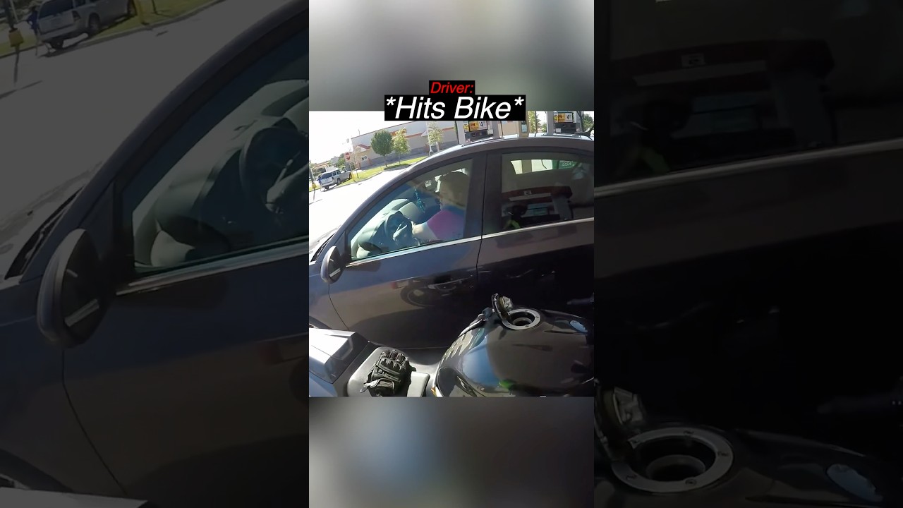 Biker Gets HIT AND RUN 🏃 💥 @InvisieMoto