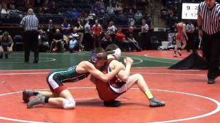Jaden Mattox VS Josh Breeding- 2014 Junior High State Wrestling 96lbs Finals