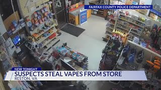 Vapes stolen during burglary at Kile Mart in Reston, search for suspects continues