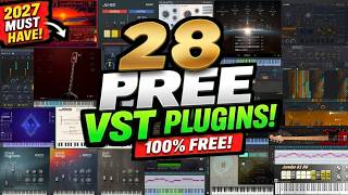 These FREE VST Plugins Are CRIMINALLY Underrated! 28 FREE VST Plugins