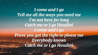Dua Lipa - Houdini(lyrics)🎤