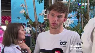 Pierre Gasly Miami GP 2022 Post-Race Interview  ---- _ Formu