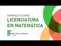 Licenciatura em Matemática no IFS 🎓