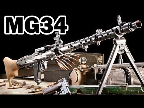 Vidéo: Allemand MG-34. Mitrailleuse de la Seconde Guerre mondiale