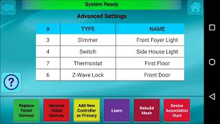 Z Wave Device Setup Screen Tutorial screenshot 1