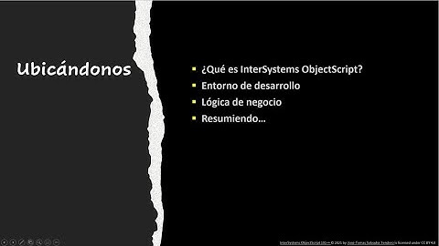 Aprende a desarrollar en ObjectScript rapidamente [Video tutorial 1: Ubicándonos]