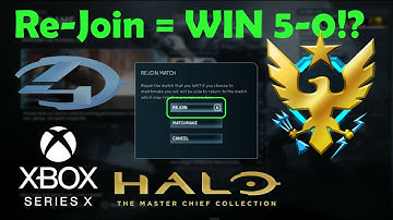 Halo MCC Rejoin match to Win 5-0 CTF?! H4 gameplay on XSX