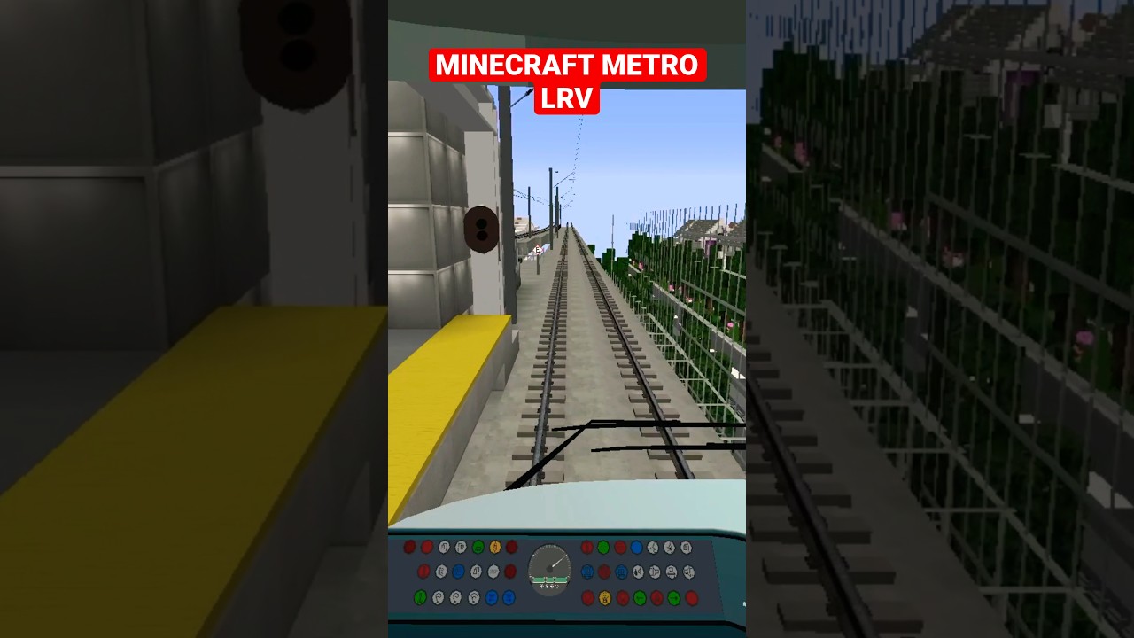 Minecraft Metro light rail 