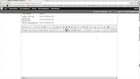 CMS Page Creation and Editing (NWS)