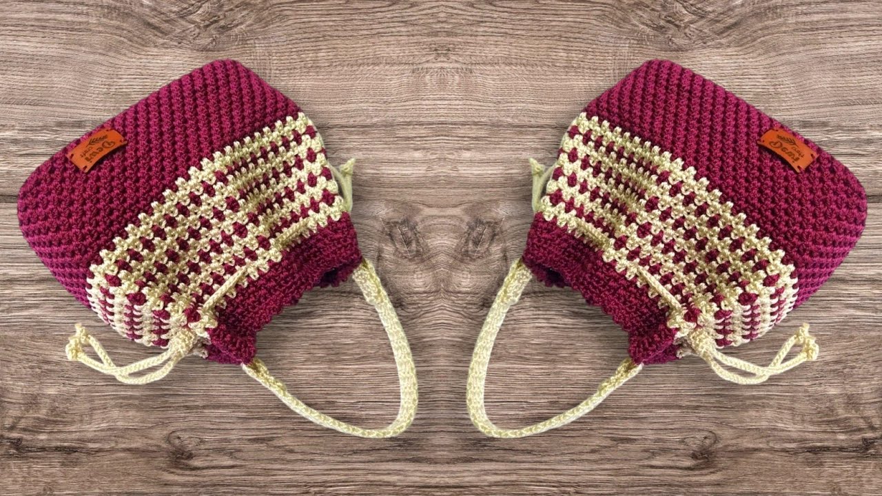 ЛЕГКО ДЛЯ НАЧИНАЮЩИХ - ВСЕГО ЗА НЕСКОЛЬКО ШАГОВ ВЫ МОЖЕТЕ СДЕЛАТЬ КРАСИВУЮ СУМКУ КРЮЧКОМ